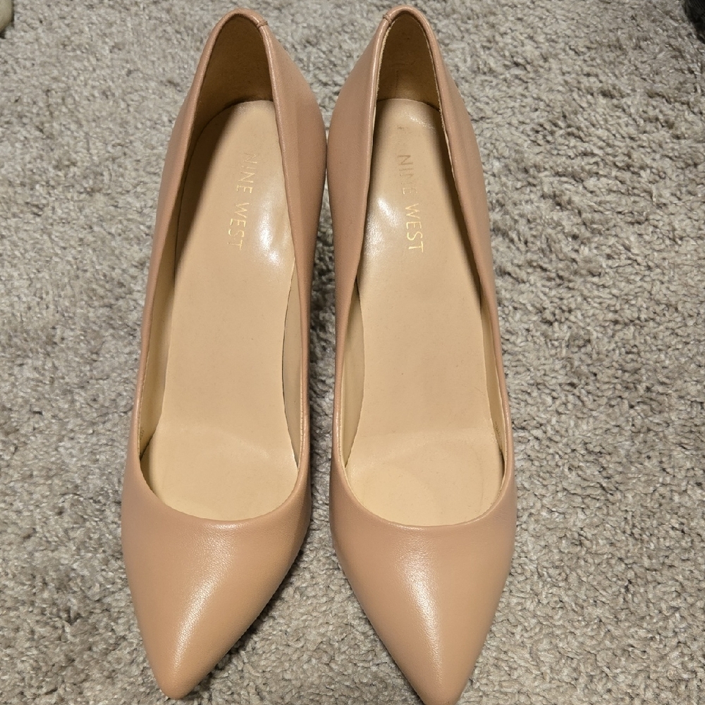 Nine West Nude Heels